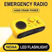 Tragbares Notfallradio mit AM/FM/NOAA, USB -Ladegerät, LED -Taschenlampe, wasserfest für Camping und Außengebrauch-4