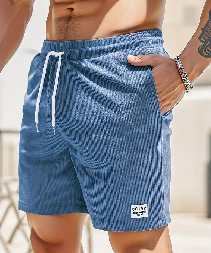  Gelegenheitsshorts von Männern - elastische Taille - einstellbar-2