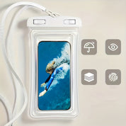 Wasserdichte Telefonbeutel mit Nackengurt für Strand und Reisen-Langlebige PVC-Smartphone-Hülle für 20-32 cm-Geräte-6