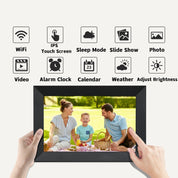 10.1-Zoll-WiFi-Digital-Fotorahmen mit 1080p HD-Touchscreen 3