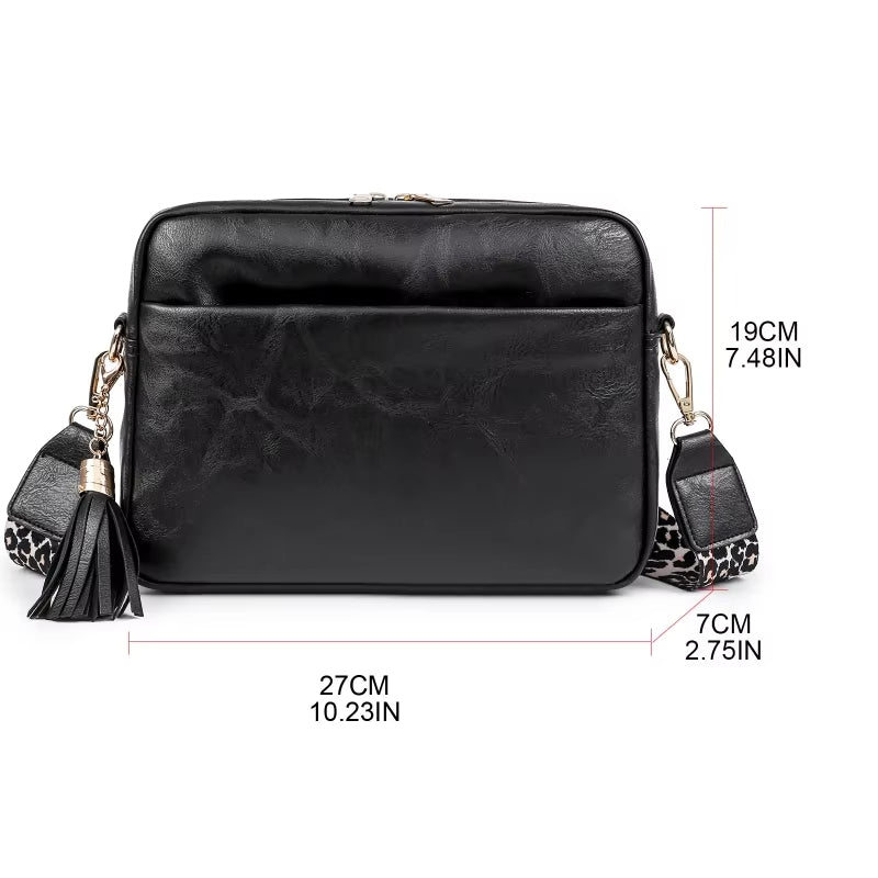 Sophie | Drei-teilige Reißverschluss Damen Schultertasche