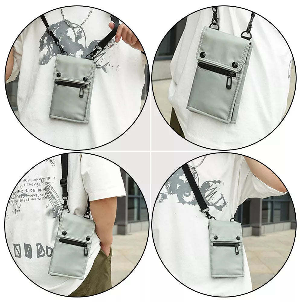 Kamari | Wasserfester faltbarer Crossbody-Passhalter Reise-Wallet