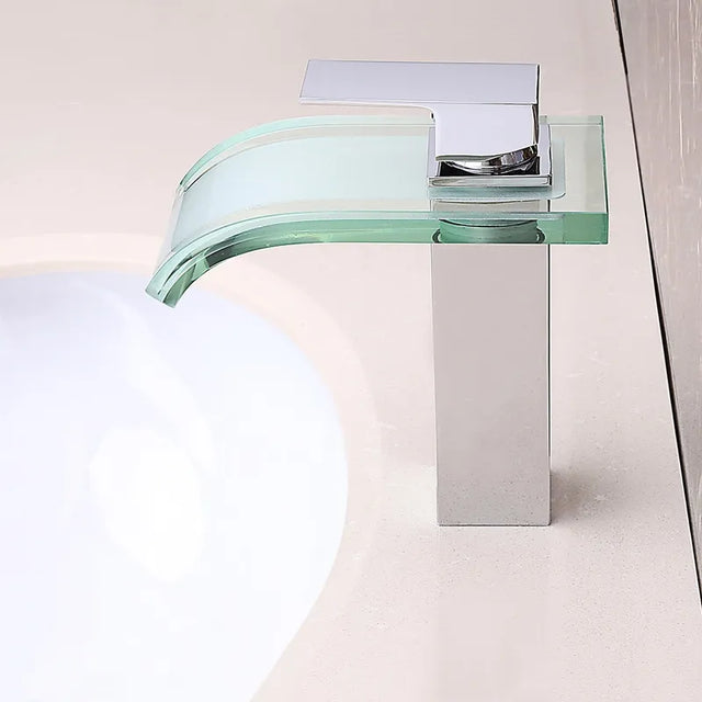  Badezimmerhahn - elegantes Wasserfalldesign für ruhige Wasserströme-5