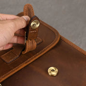 Daniel | Herren Leder Crossbody Messenger Laptoptasche Reisetasche