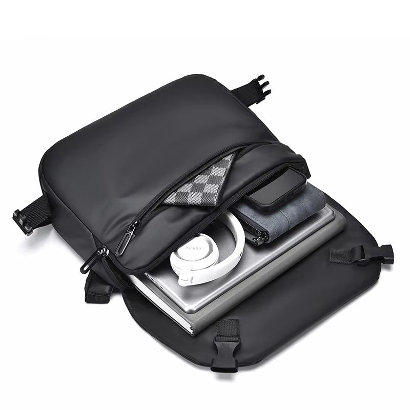 Max | Herren Oxford Reise Crossbody Umhängetasche