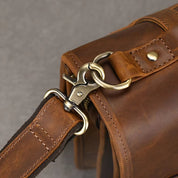 Daniel | Herren Leder Crossbody Messenger Laptoptasche Reisetasche