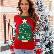 Amelie | Women's Long Sleeve Christmas Sweater