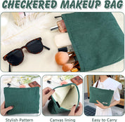 Sienna | Schickes Preppy Cordura Design Kosmetiktasche