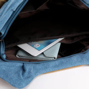 Lars | Retro Canvas Große Umhängetasche und Schultertasche