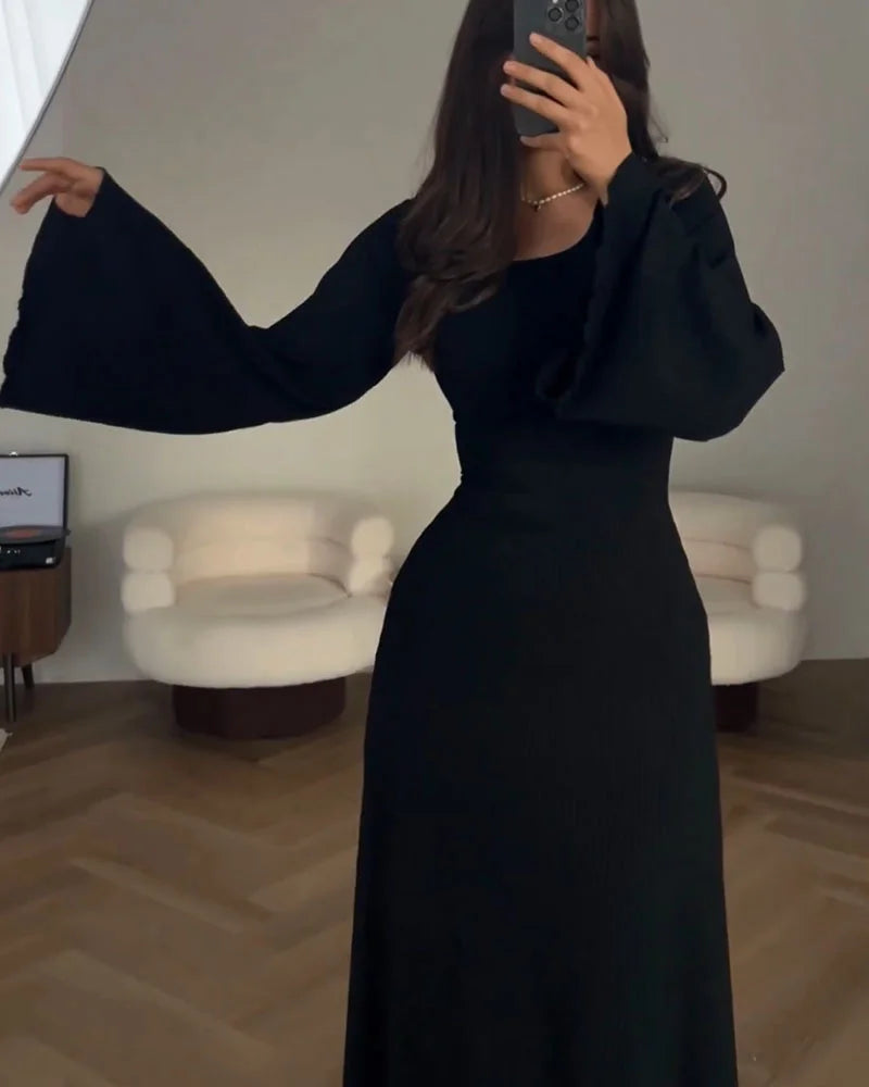 ALLYSON | Elegantes Langarmkleid