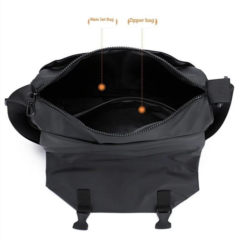 Mason | Wasserfeste Leder Crossbody Messenger Reisetasche