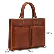 Jack | Herren Vintage Leder Reise Crossbody Messenger Handtasche