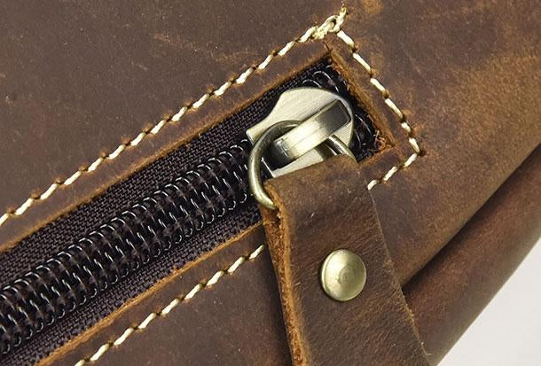 Timo | Luxuriöse Leder Abenteuerschultertasche