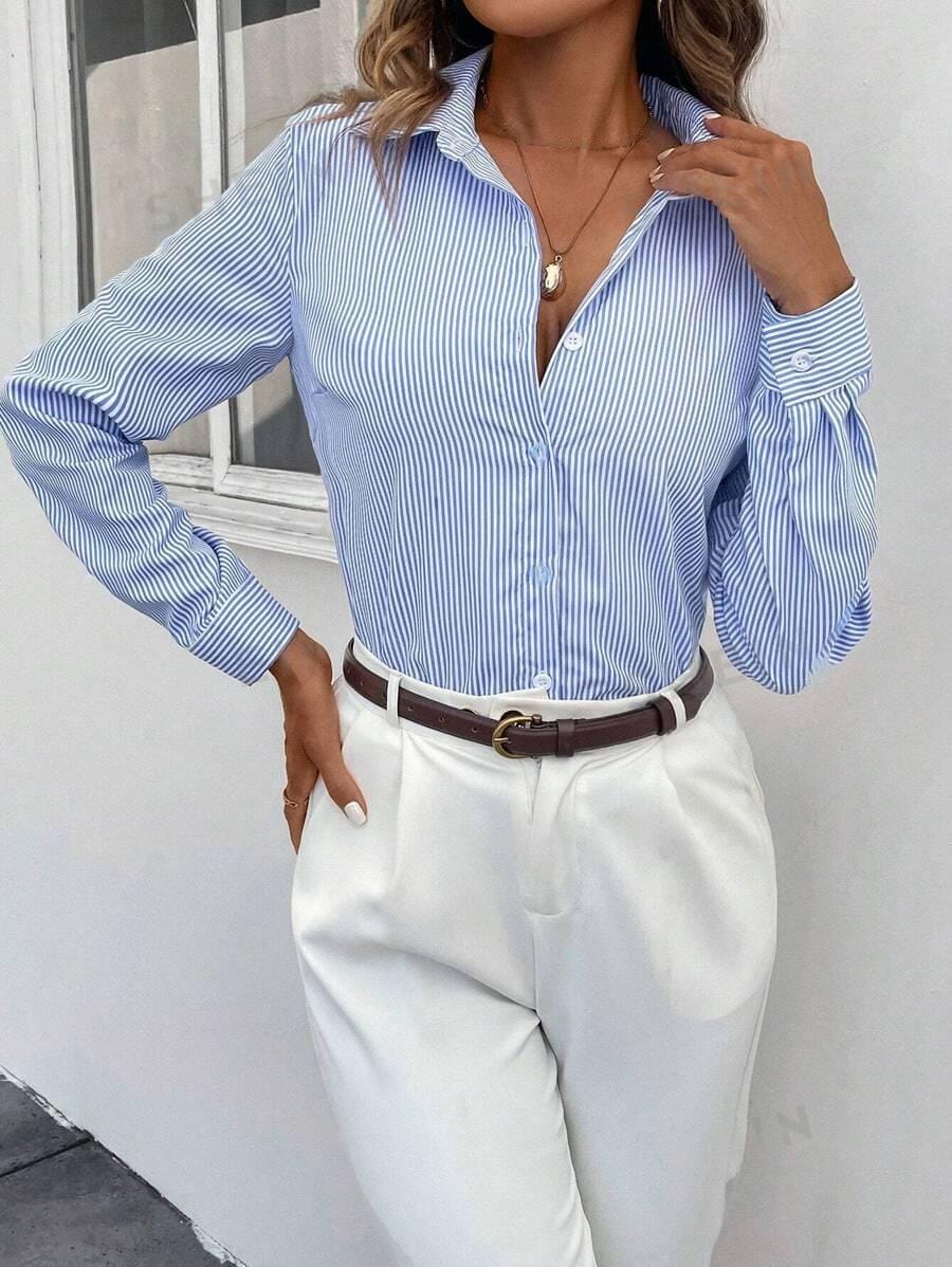 Kendra | Versatile Classic Striped Blouse