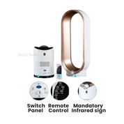 16 -Zoll -Blattless -Lüfter mit Fernbedienung 7