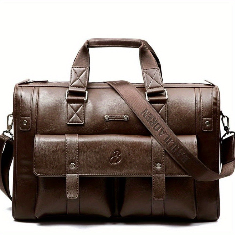 Milan | Leder Crossbody Laptop Reis Messenger Tasche