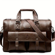 Milan | Leder Crossbody Laptop Reis Messenger Tasche