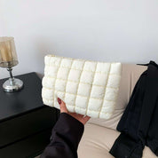 Sophie | Gequiltete Kosmetik-Make-up-Clutch mit Reißverschluss