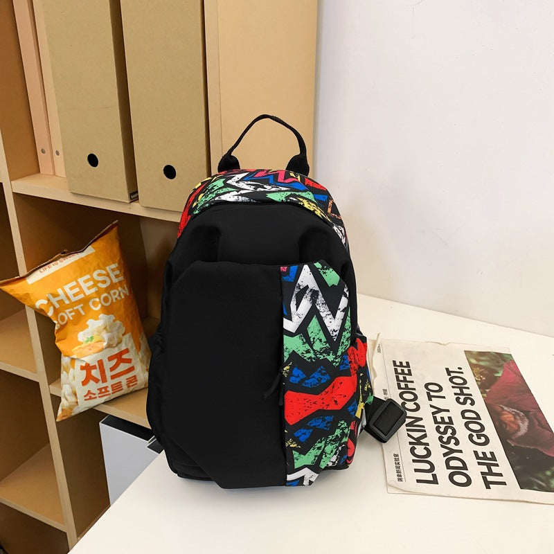 Sam | Umhängetasche mit Graffiti-Design und Diebstahlschutz