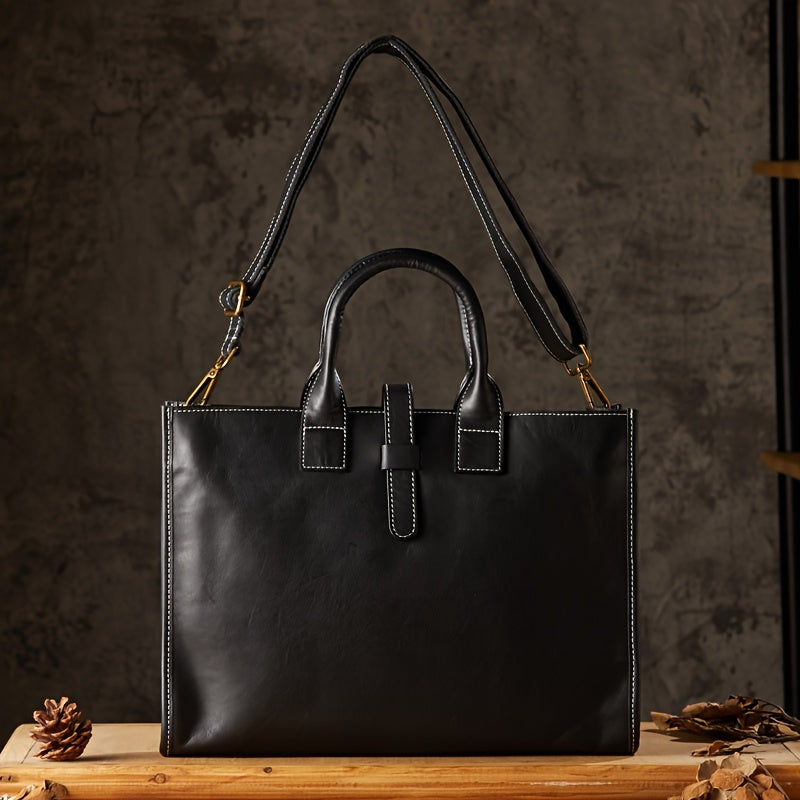 Ethan | Herren Leder Crossbody Reis Laptop Messenger Handtasche