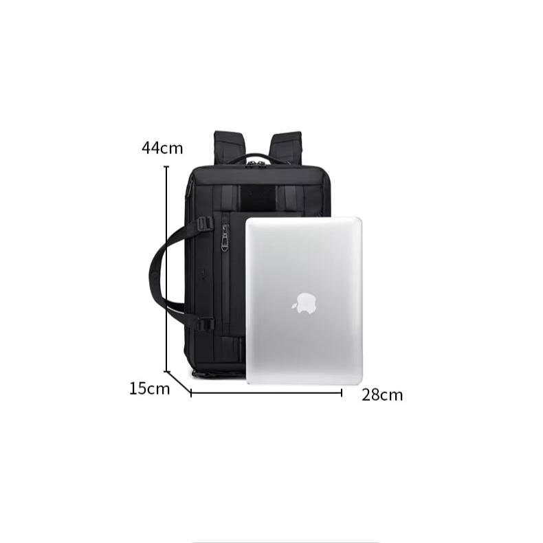 Miles | Herren große Business Laptop umwandelbare Sling Rucksack Tasche