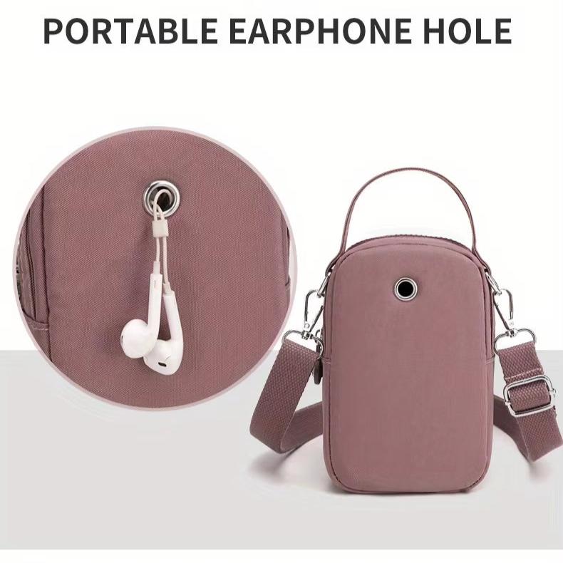 Sophie | Minimalistische Nylon Schultertasche