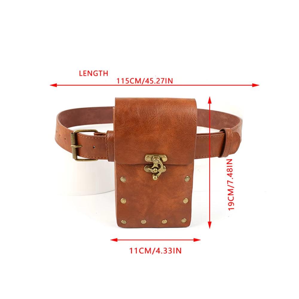 Elara | Middeleeuws Hüfttasche aus PU Leder