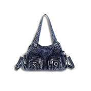 Daisy | Vintage gewaschene Denim Crossbody Messenger Tasche