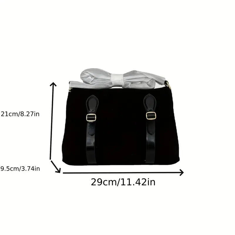 Maya | Damen Vintage Doppelgurt Crossbody Messenger Tasche