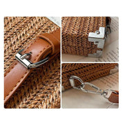 Lena | Damenmodische Geflochtene Schultertasche