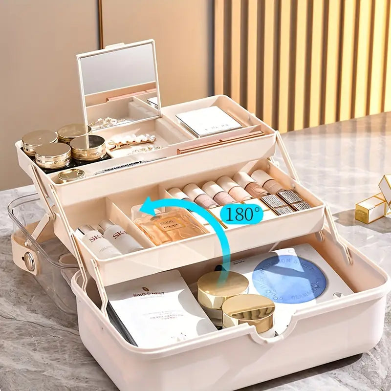 Deborah | Praktischer, geräumiger und organisierter Kosmetikkoffer