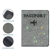 Lottie | Glitzernder Reisepasshalter & Gepäckanhänger Set