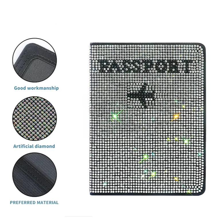 Lottie | Glitzernder Reisepasshalter & Gepäckanhänger Set