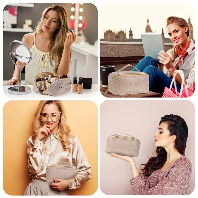 Mazie | Stilvolle und geräumige Schönheitstasche