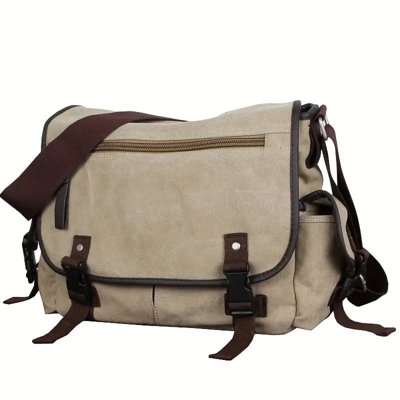 Joris | Canvas 14-Zoll Laptop Schultertasche