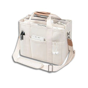 Max | Canvas Crossbody Messenger Reisetasche mit Multi-Taschen
