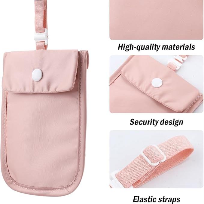 Louisa | RFID Reise-Bra Brieftasche mit verstellbarem Trageriemen