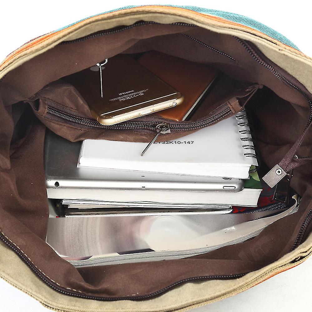 Finn | Canvas Streifen Crossbody Messenger Handtasche