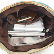 Finn | Canvas Streifen Crossbody Messenger Handtasche