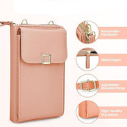 Lana | Damen Mini Leder Crossbody Handytasche