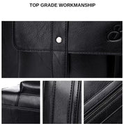 Milan | Leder Crossbody Laptop Reis Messenger Tasche