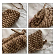 Chloe | Stilvolle Einfarbige Mini Leder Crossbody Schultertasche