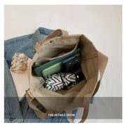 Elara | Vielseitige Canvas Messenger Tote Umhängetasche