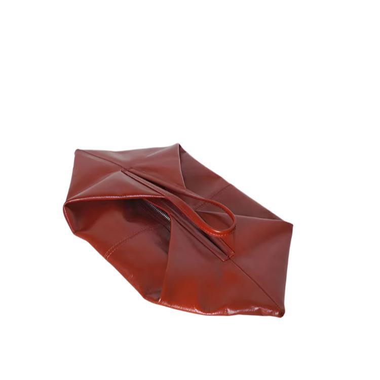 Luna | Damen Kleine Falten Leder Crossbody Handtasche