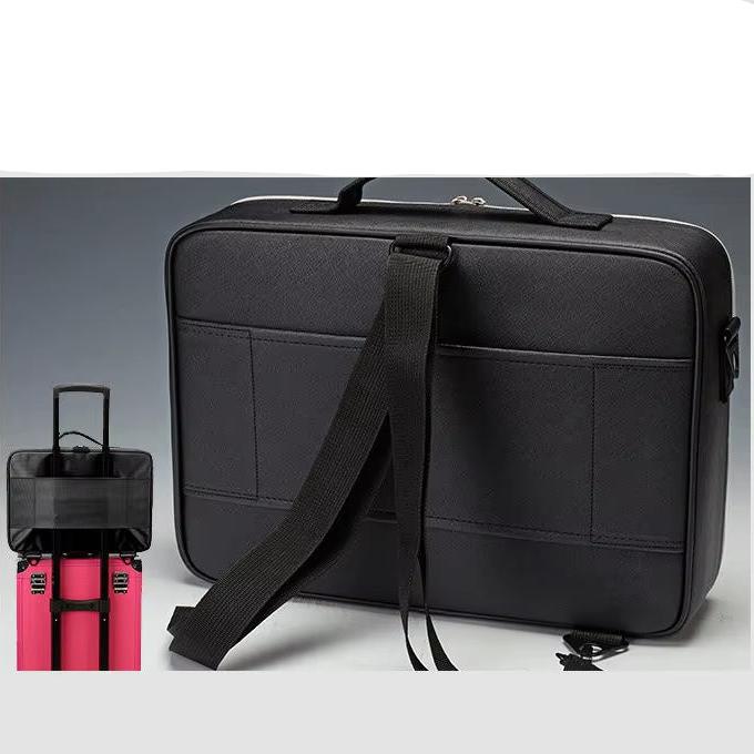 Barbara | Stilvolle und praktische Reise-Kosmetiktasche mit Rautenmuster