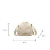 Eva | Einfache Corduroy Schultertasche