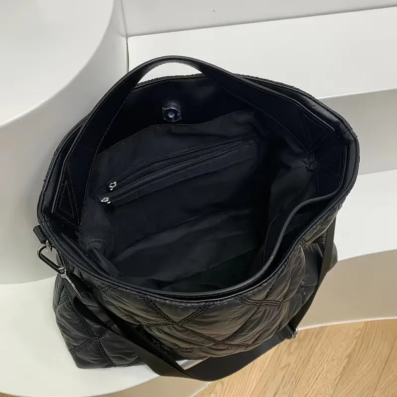 Mila | Leichte Puffer Crossbody Messenger Handtasche