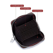 Maisy | RFID-blockierende Reißverschluss-Reisegeldbörse aus Kunstleder