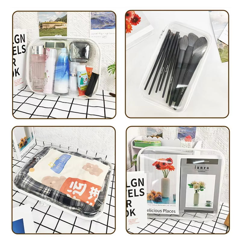 Ensley | Elegantes, Praktisches und Organisiertes Transparente Taschen-Set