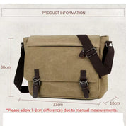 Luca | Kompakte Crossbody Messenger Laptop Reisetasche